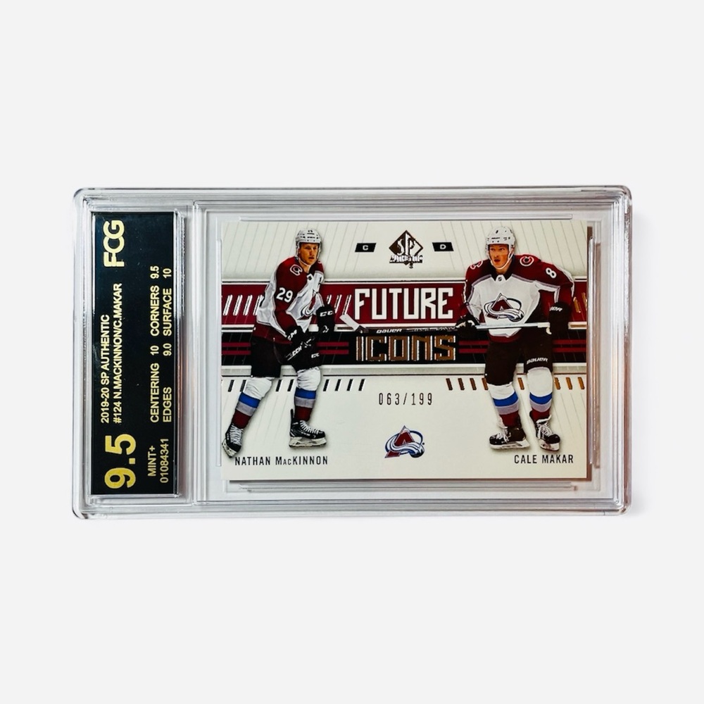 Cale Makar Rookie Card FCG 9.5 063/199 MacKinnon Future Icons Avalanche